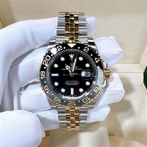 rolex gmt black and gold jubilee|rolex gmt two tone jubilee.